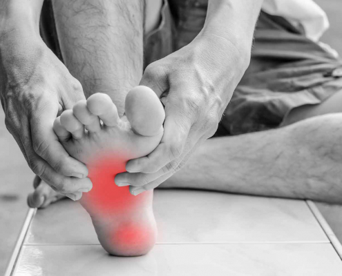 Foot Health Diagram Pain Area
